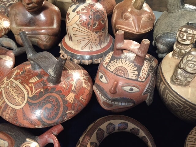 古代アンデス文明 双胴土器 ペルー - 美術品