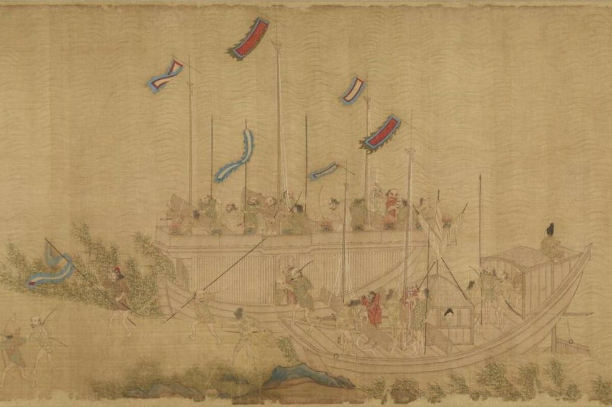 中国　清朝時代　雲龍図　青華　香合　木箱付　トヒサ　本さ5-0512☆ 中国 清朝時代 雲龍図 青華 香合 木箱付 トヒサ 本さ5-0512
