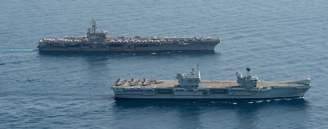 ナ*ラ様 イギリス海軍　空母打撃群　アメリカ海軍　バージニア　イリノイ　パッチ イギリス海軍 42型駆逐艦 シェフィールド(バッチI) フォーク